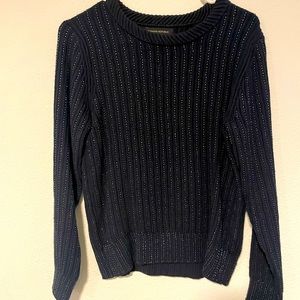 NWOT Banana Republic sequin sparkly silver sweater